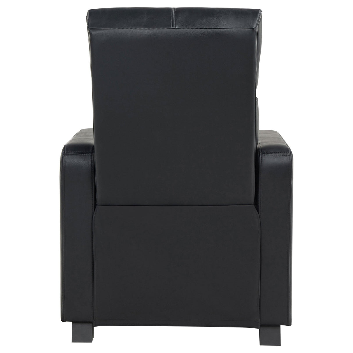 Toohey Upholstered Tufted Recliner Living Room Set Black - 600181 - S3B - image - 8