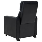 Toohey Upholstered Tufted Recliner Living Room Set Black - 600181 - S4A - image - 7