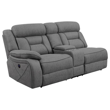 Laf Power Loveseat - Higgins Modular Sectional Laf Power Loveseat Grey