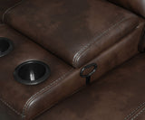 Brunson 3 - piece Upholstered Motion Sectional Brown - 600440 - image - 8