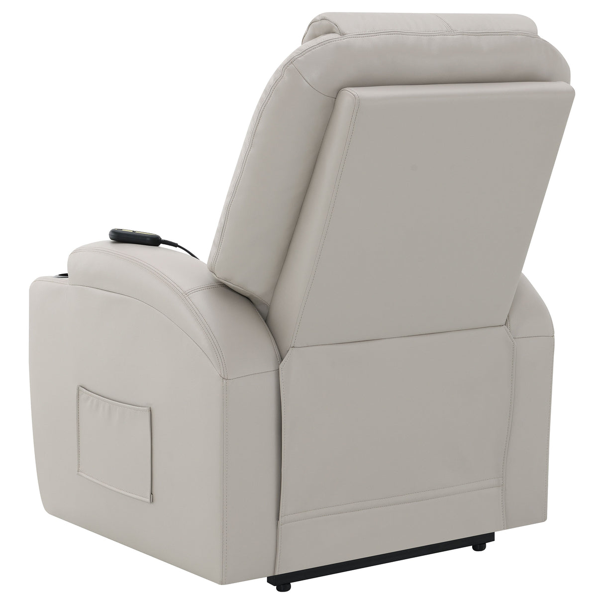 Power Lift Recliner - Sanger Upholstered Power Lift Recliner Chair with Massage Champagne