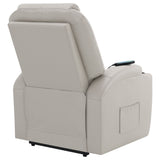 Power Lift Recliner - Sanger Upholstered Power Lift Recliner Chair with Massage Champagne