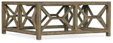 Sundance Square Coffee Table Cliffside Brown | Hooker Furniture - sold by Home Elegance USA