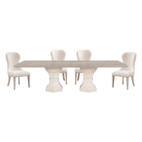Homelegance Lofton 7 Piece Modern Dining Room Set in Light Gray & White Finish – 6018 Collection - sold by Home Elegance USA