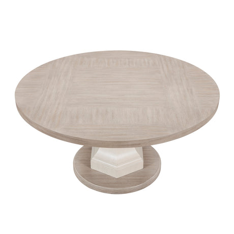 Homelegance Lofton 5 Piece Round Dining Room Set in Light Gray & White Finish – 6018 Collection - sold by Home Elegance USA