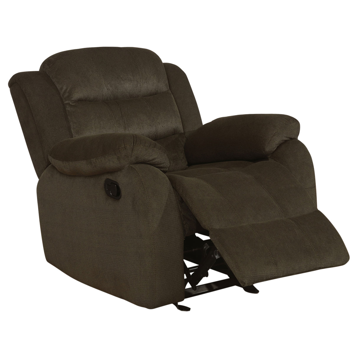 Glider Recliner - Rodman Upholstered Glider Recliner Chocolate