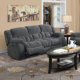 Motion Sofa - Weissman Pillow Top Arm Motion Sofa Charcoal