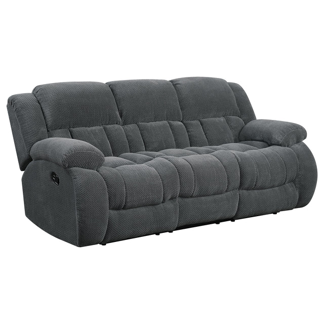 Motion Sofa - Weissman Pillow Top Arm Motion Sofa Charcoal