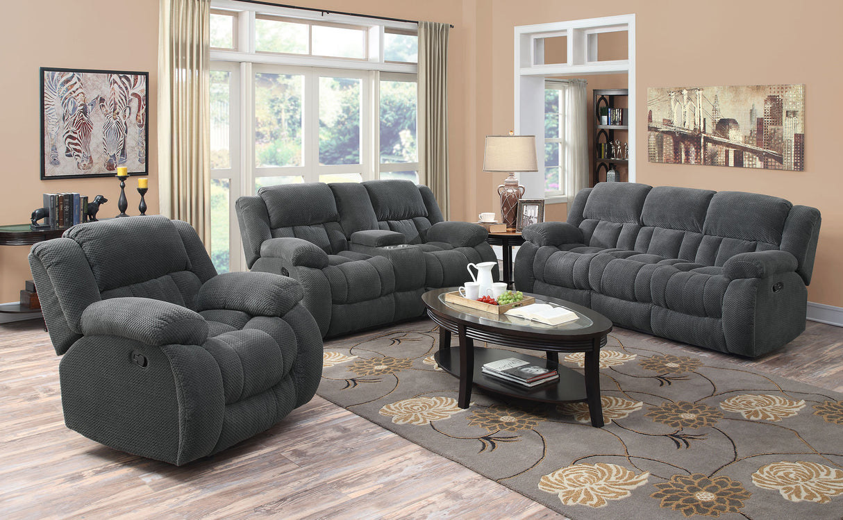 Motion Sofa - Weissman Pillow Top Arm Motion Sofa Charcoal