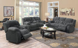 Motion Loveseat - Weissman Motion Loveseat with Console Charcoal