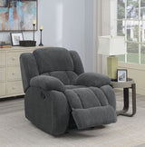 Glider Recliner - Weissman Upholstered Glider Recliner Charcoal