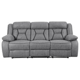 Motion Sofa - Higgins Pillow Top Arm Upholstered Motion Sofa Grey