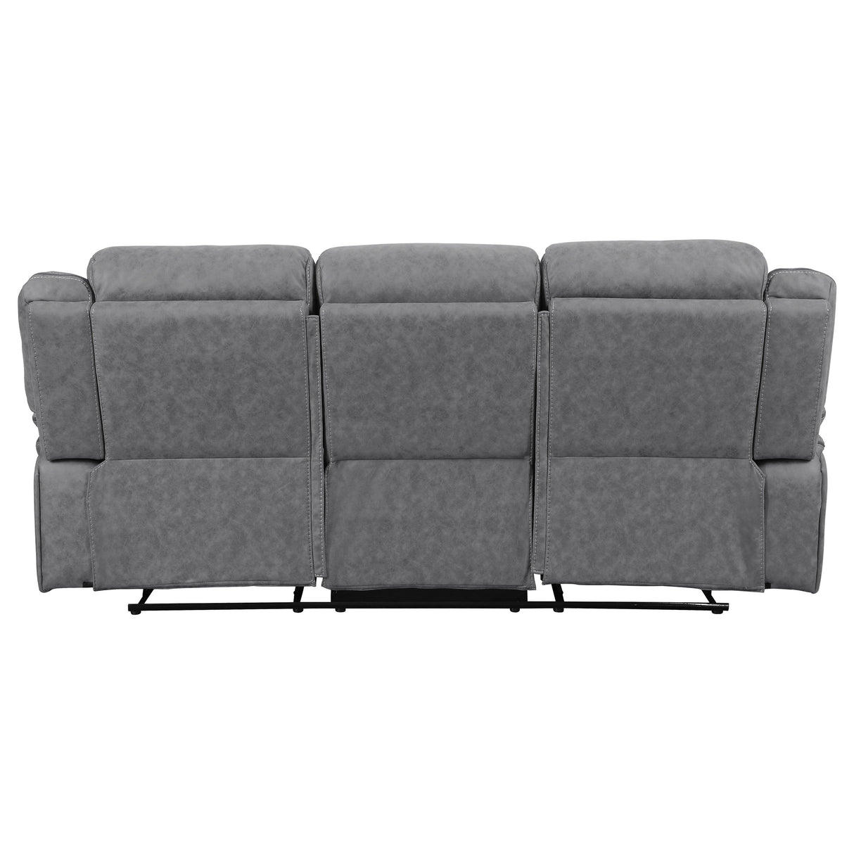 Motion Sofa - Higgins Pillow Top Arm Upholstered Motion Sofa Grey