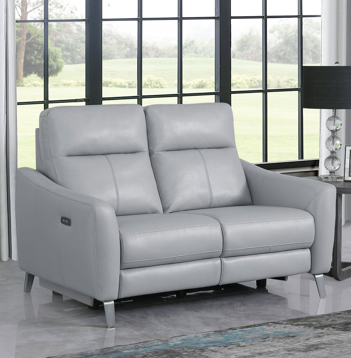 Derek Upholstered Power Loveseat | Coaster | Home Elegance USA