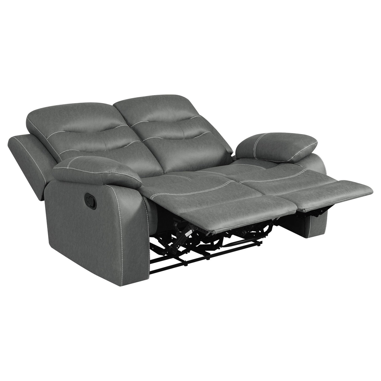 Nova 2 - piece Upholstered Motion Reclining Sofa Set Dark Grey | Coaster | Home Elegance USA