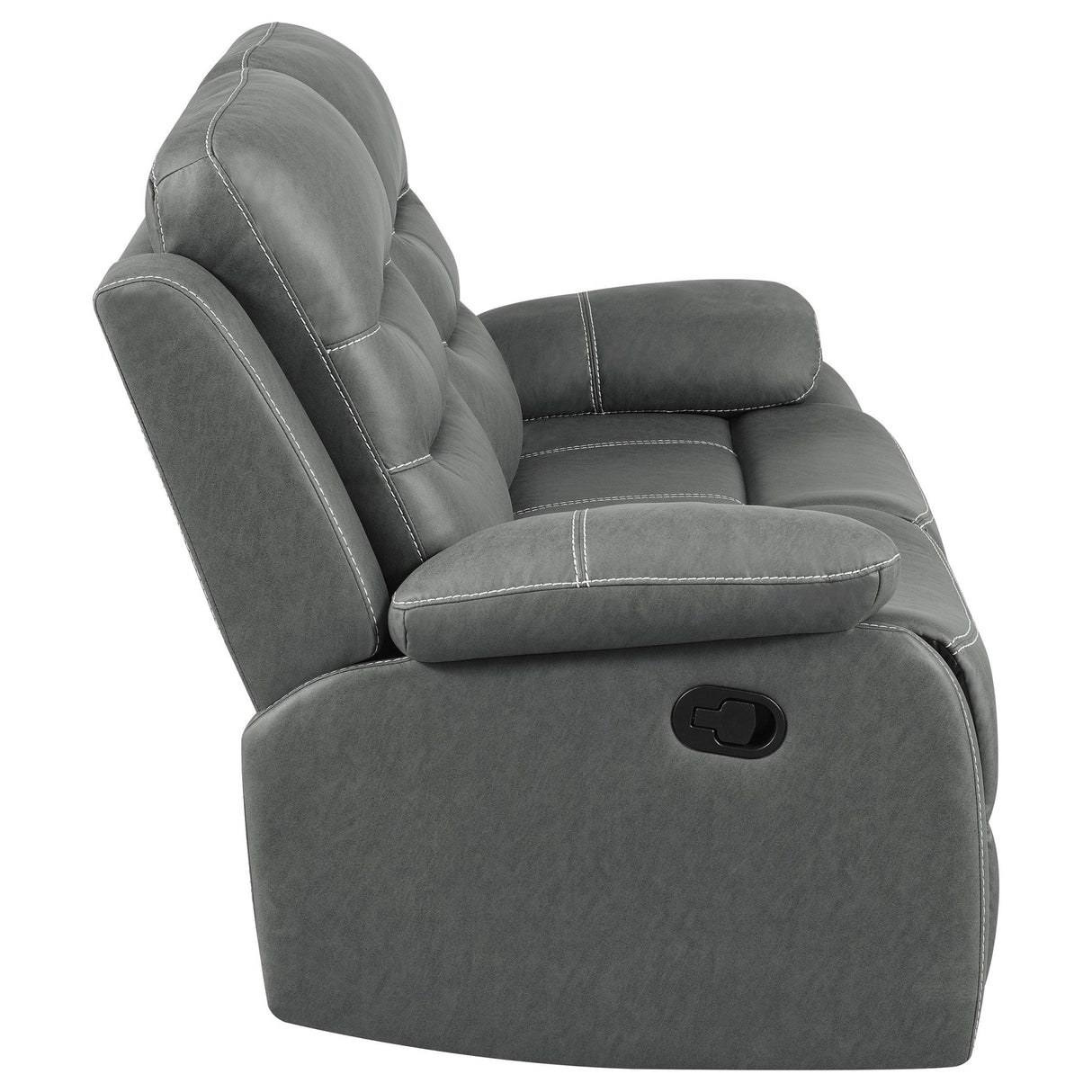 Nova 2 - piece Upholstered Motion Reclining Sofa Set Dark Grey | Coaster | Home Elegance USA