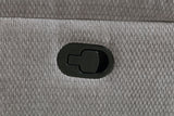Gilson Chenille Upholstered Reclining Sofa Grey