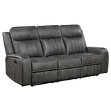 Reclining Sofa 2 Pc Set - Raelynn 2-piece Upholstered Motion Reclining Sofa Set Grey