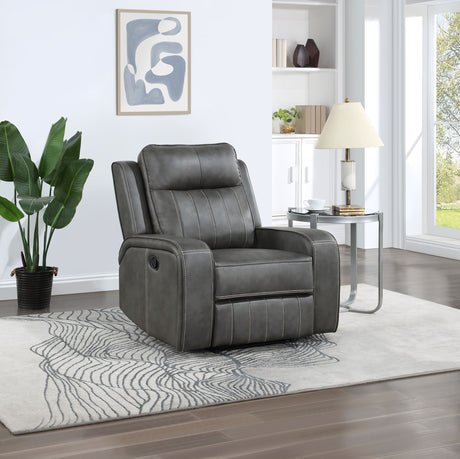 Recliner - Raelynn Upholstered Recliner Chair Grey