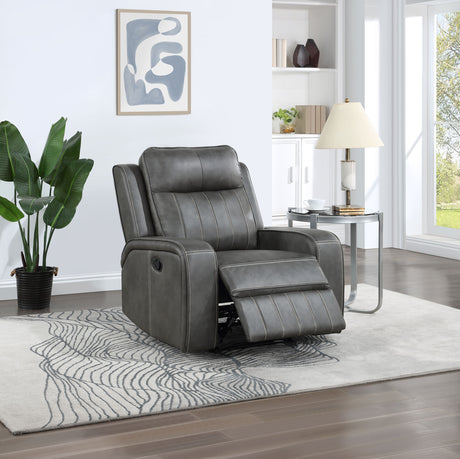 Recliner - Raelynn Upholstered Recliner Chair Grey