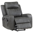 Raelynn Upholstered Power Lift Recliner Chair Grey - sold by Home Elegance USA