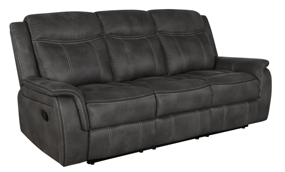 Motion Sofa - Lawrence Upholstered Tufted Back Motion Sofa