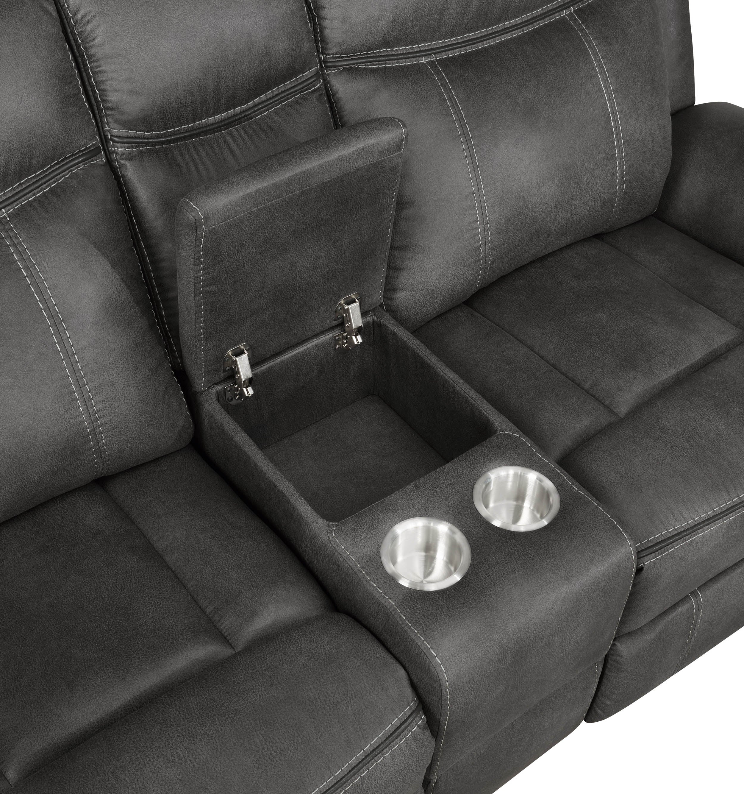 Coaster Fine Furniture Lawrence Reclining Loveseat - Thumbnail 5