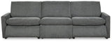 Ashley Granite Hartsdale 60508S11 3 - Piece Power Reclining Sectional Sofa - Chenille;Microfiber - 60508S11 - Home Elegance USA - 1