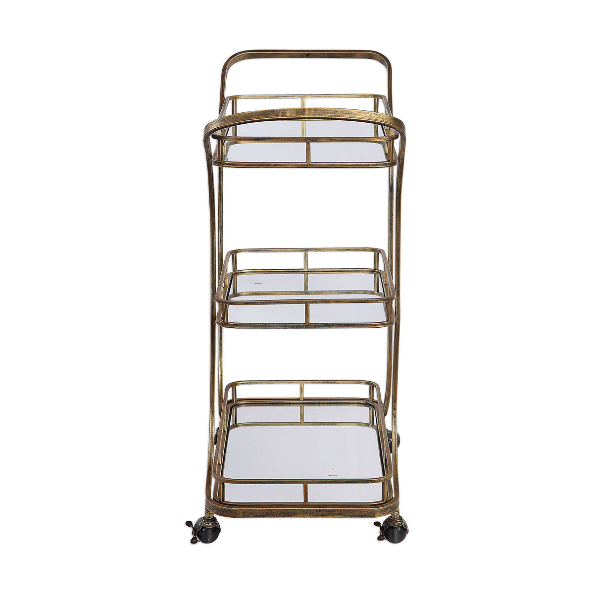 Stassi Serving Cart - Gold by Uttermost - View 4