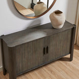 Drury 2 Door Cabinet - Dark Gray by Uttermost - View 5