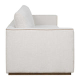 Lorien Boucle Sofa Cream - White by Uttermost - View 6