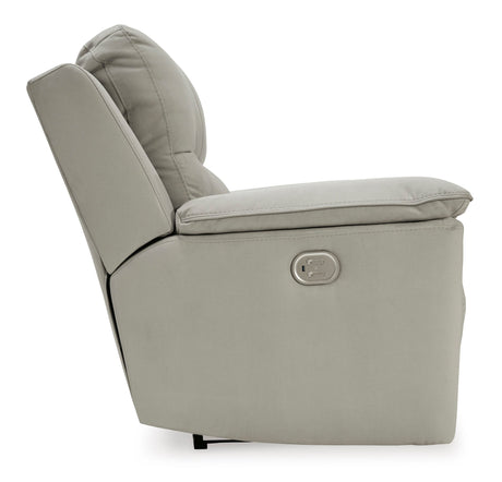 Ashley Fossil Next - Gen Gaucho PWR Recliner/ADJ Headrest - Microfiber - 6080613 - Home Elegance USA - 5