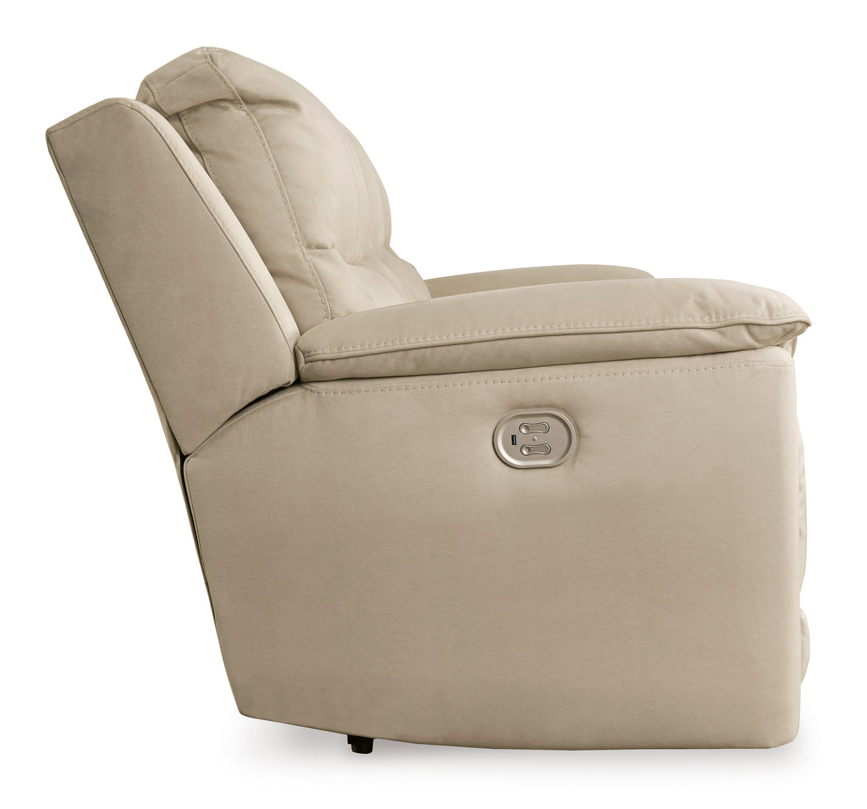 Next-Gen Gaucho Reclining Sofa with Power Headrest - Latte Microfiber - Ashley