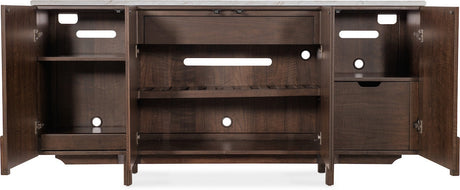 Hooker Furniture Diplomat Credenza with Marble Top – Cabinet - sold by Home Elegance USA