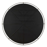 Grand Pendulum Round Mirror - Black by Uttermost - View 6