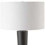 Layla Black Tapered Floor Lamp by Uttermost - View 5