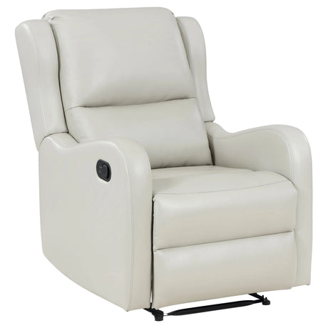 Kelsey Upholstered English Arm Recliner Chair Ivory - sold by Home Elegance USA