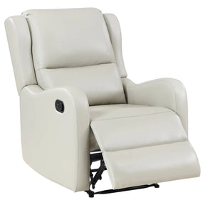 Kelsey Upholstered English Arm Recliner Chair Ivory - sold by Home Elegance USA