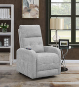 Power Lift Massage Chair - Howie Tufted Upholstered Power Lift Recliner Grey