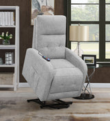 Power Lift Massage Chair - Howie Tufted Upholstered Power Lift Recliner Grey