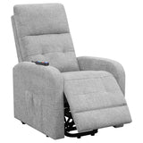 Power Lift Massage Chair - Howie Tufted Upholstered Power Lift Recliner Grey