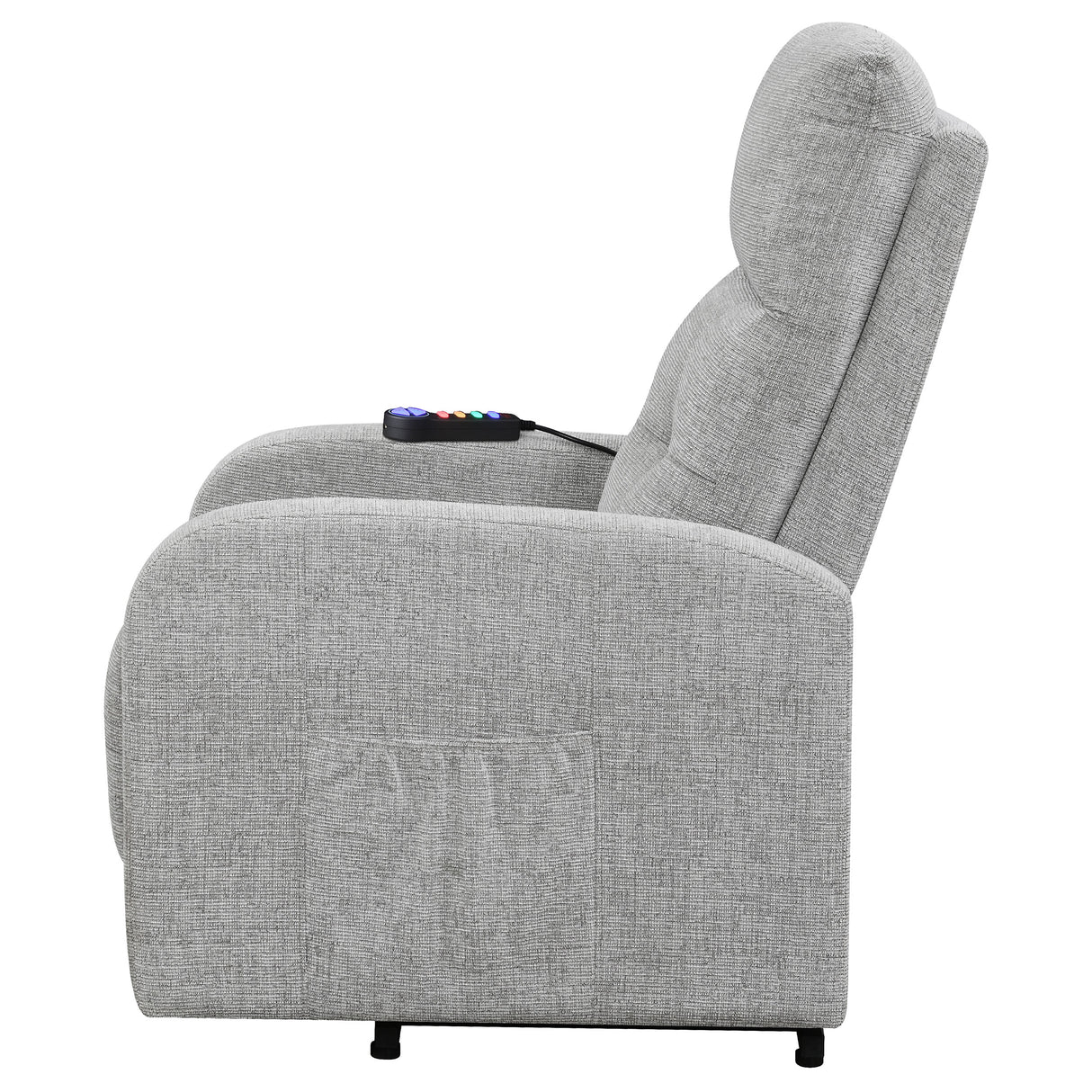 Power Lift Massage Chair - Howie Tufted Upholstered Power Lift Recliner Grey