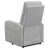 Power Lift Massage Chair - Howie Tufted Upholstered Power Lift Recliner Grey