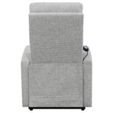 Power Lift Massage Chair - Howie Tufted Upholstered Power Lift Recliner Grey