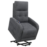 Power Lift Massage Chair - Howie Tufted Upholstered Power Lift Recliner Charcoal