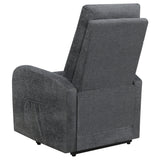 Power Lift Massage Chair - Howie Tufted Upholstered Power Lift Recliner Charcoal