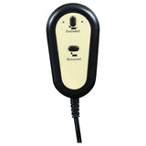 Sillón reclinable de masaje eléctrico tapizado Armstrong negro