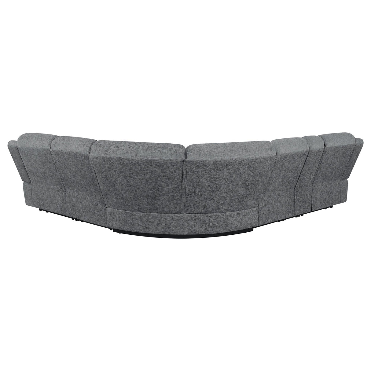 Bahrain 6 - piece Upholstered Motion Sectional Charcoal - 609540 - image - 5