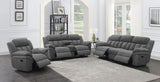 Bahrain Upholstered Motion Sofa Charcoal | Coaster - 609541 - Home Elegance USA - 14