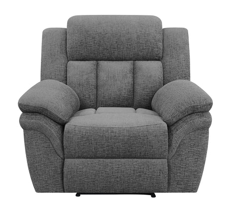 Glider Recliner - Bahrain Upholstered Glider Recliner Charcoal